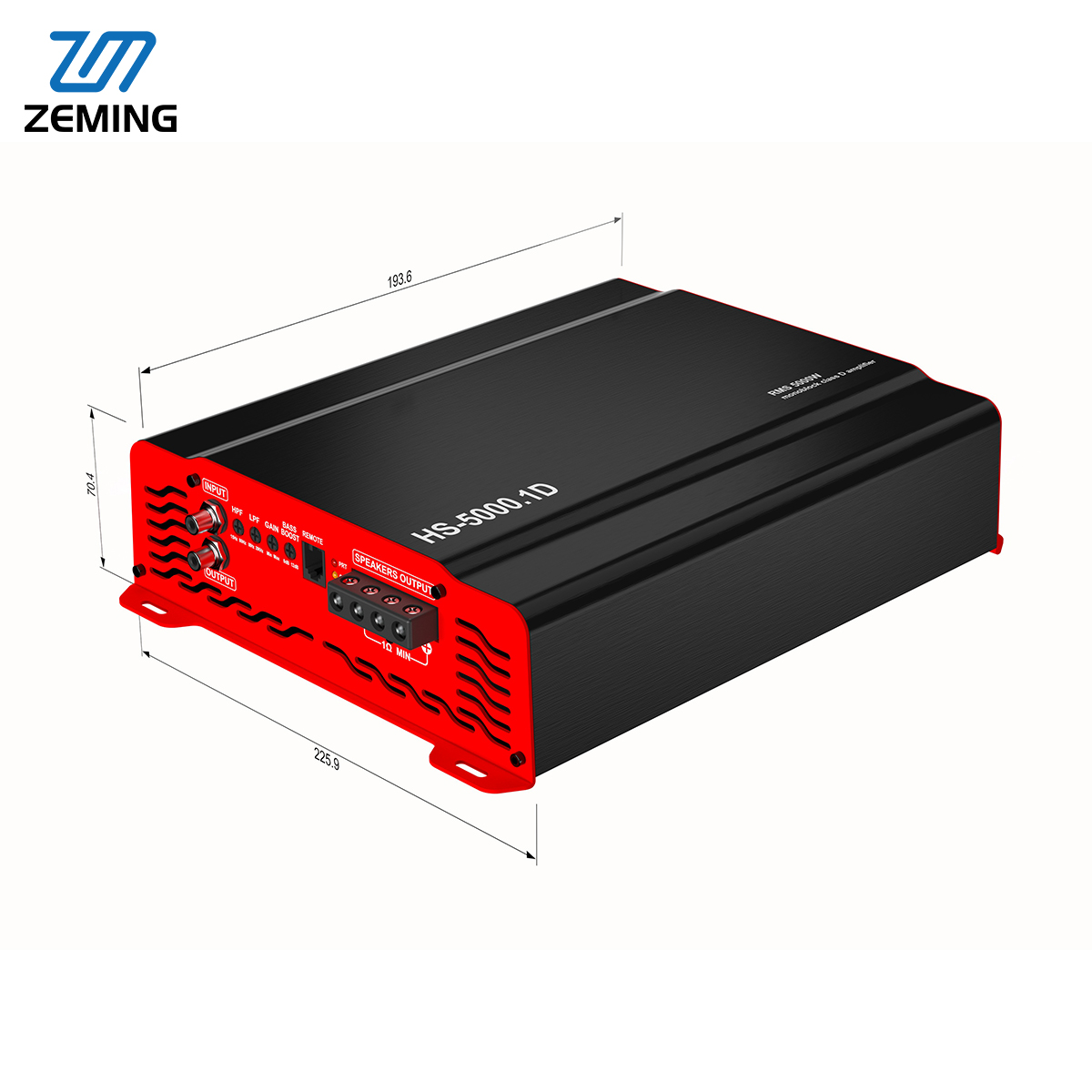 Monoblock Car Amplifier 5000W - Audio 5000W Monoblock Class D Competition