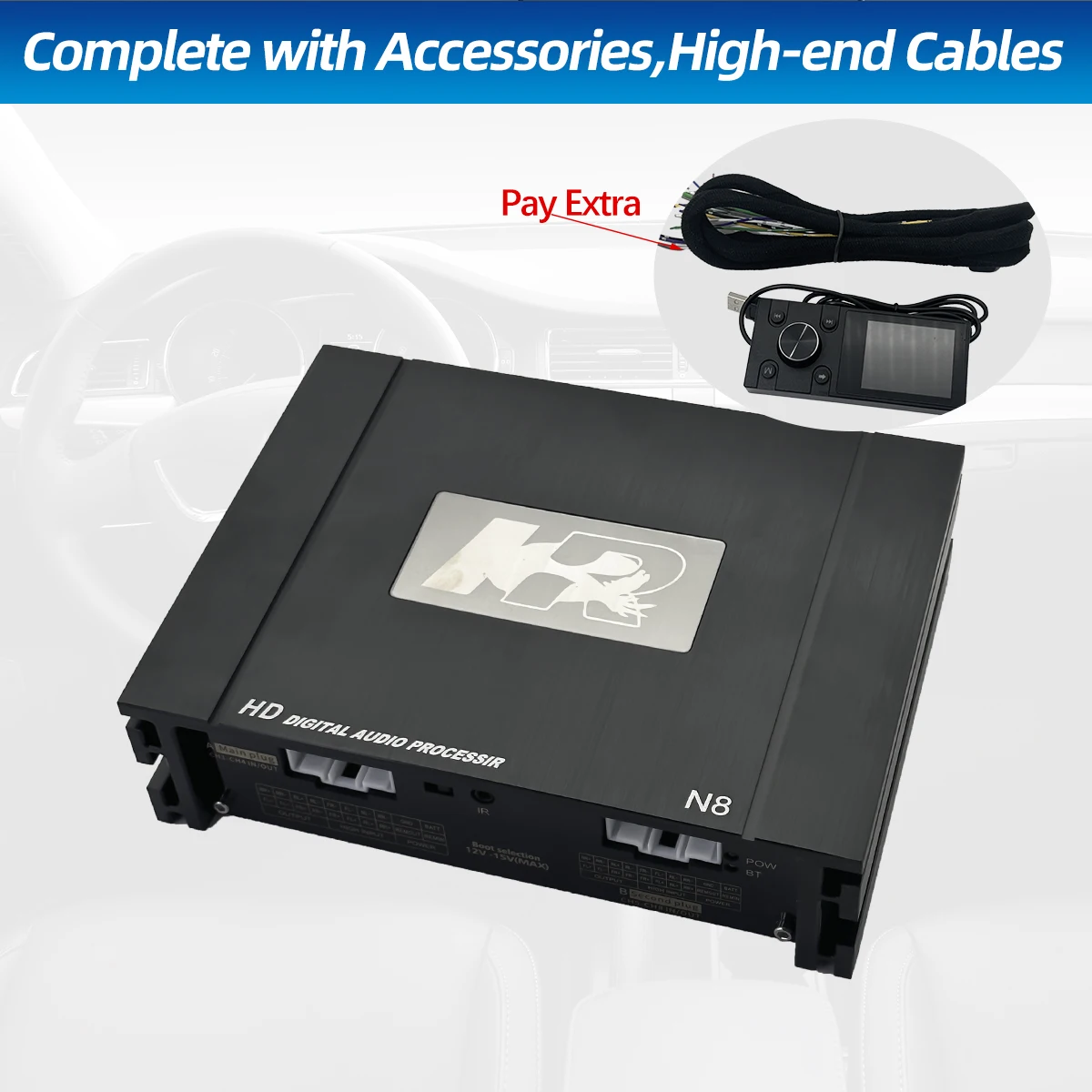 Car Dsp Processor 31 Band Eq - 2025 Zeming NK-N8 31 EQ Bands