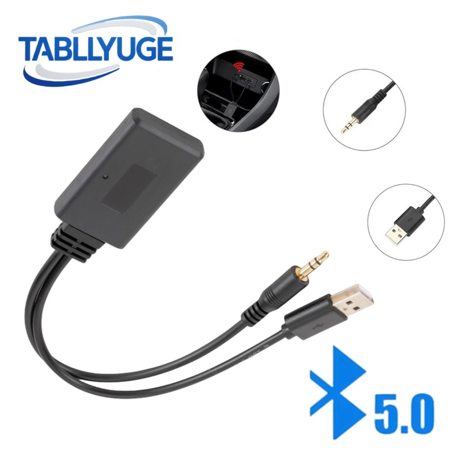 Car Audio Line Output Converter - Bluetooth Audio Adapter Aux 3.5mm Car