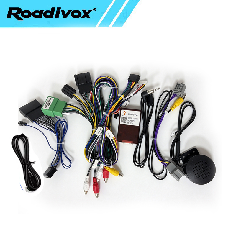 Car Audio Line Output Converter - Car Radio Wire Harness Power Adapter