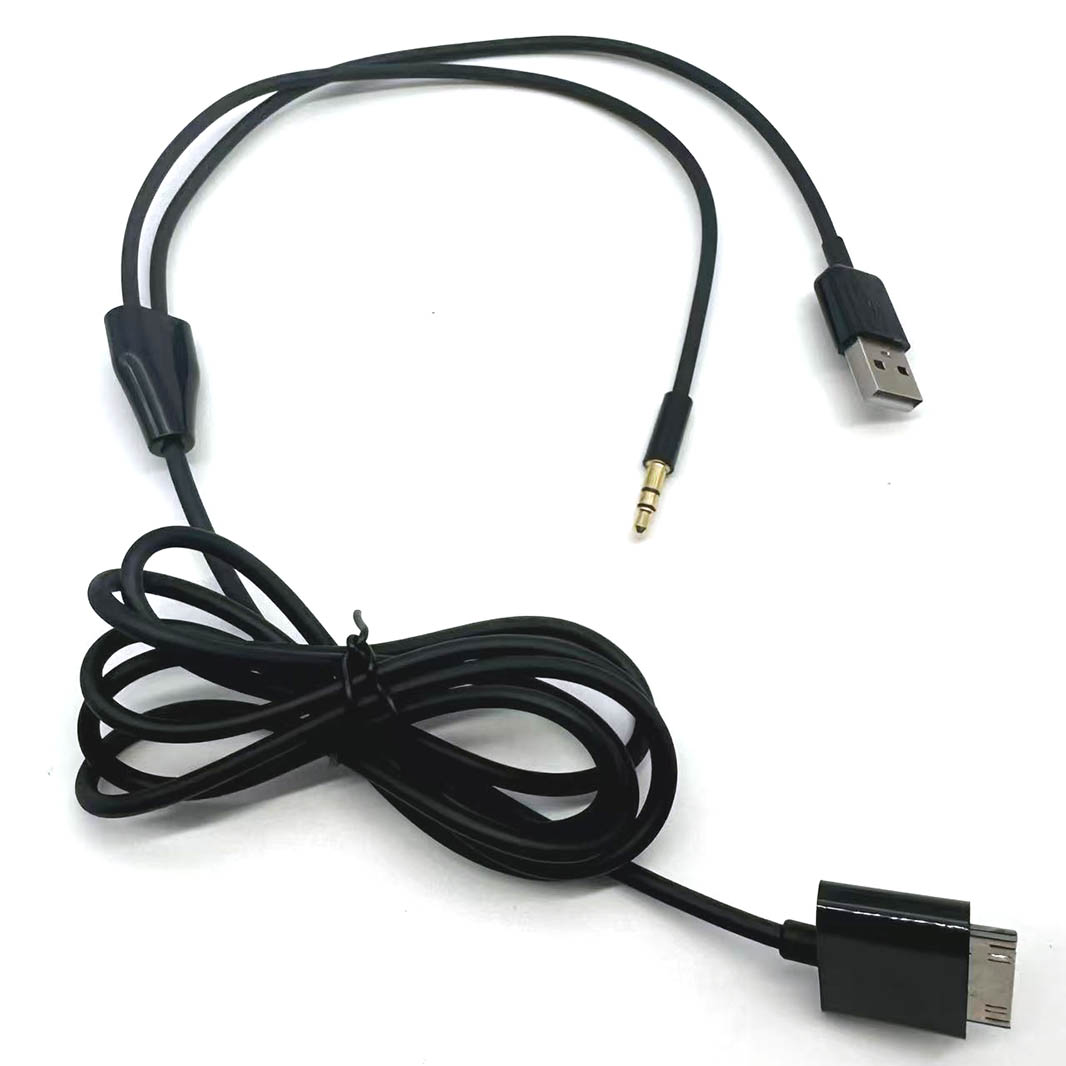 Car Audio Line Output Converter - 1pcs 30Pin to 3.5mm Car AUX