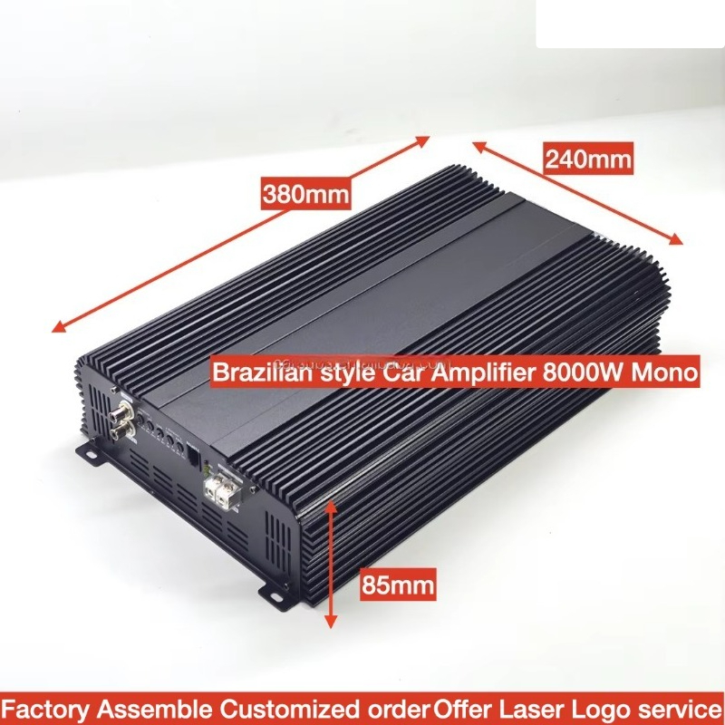 RMS 8000W Brazilian 1 Ohm Stab - Car Amplifier Class D 1 Ohm Stable review and price