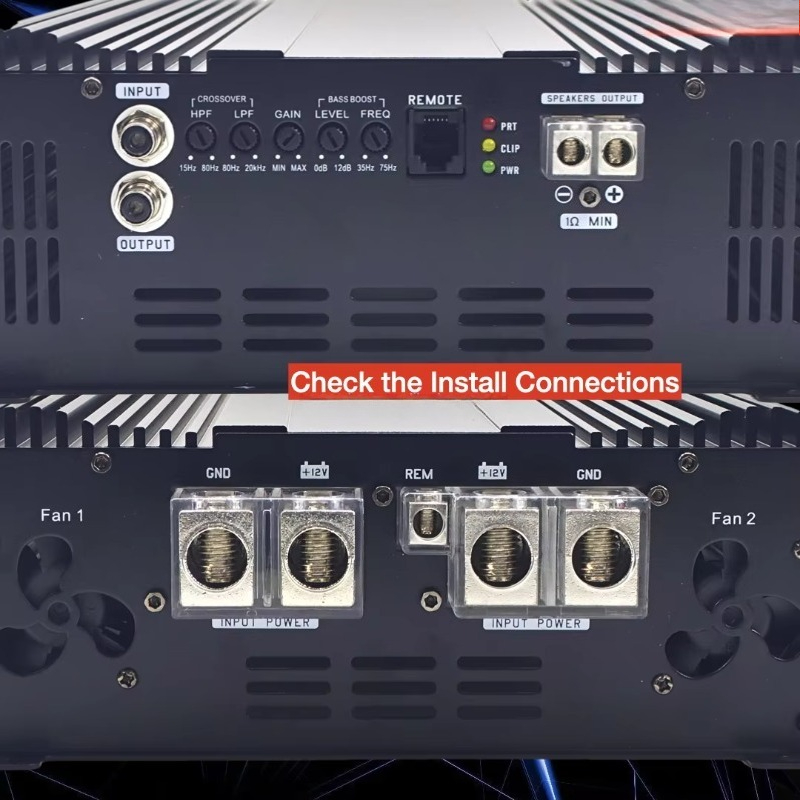 RMS 8000W Brazilian 1 Ohm Stab - Car Amplifier Class D 1 Ohm Stable review and price