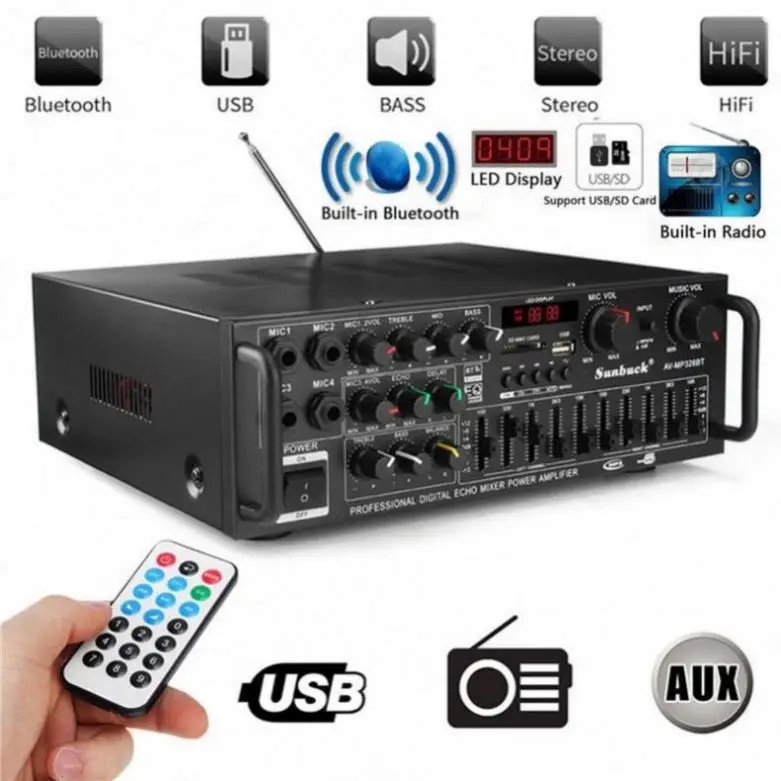 MP326BT Professional Audio Amp - Car Audio Amplifier 4 Channel 2000W review and price
