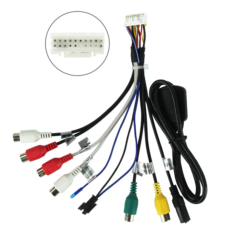 MEKEDE 20 Pin RCA Audio Video  - Car Audio Line Output Converter review and price