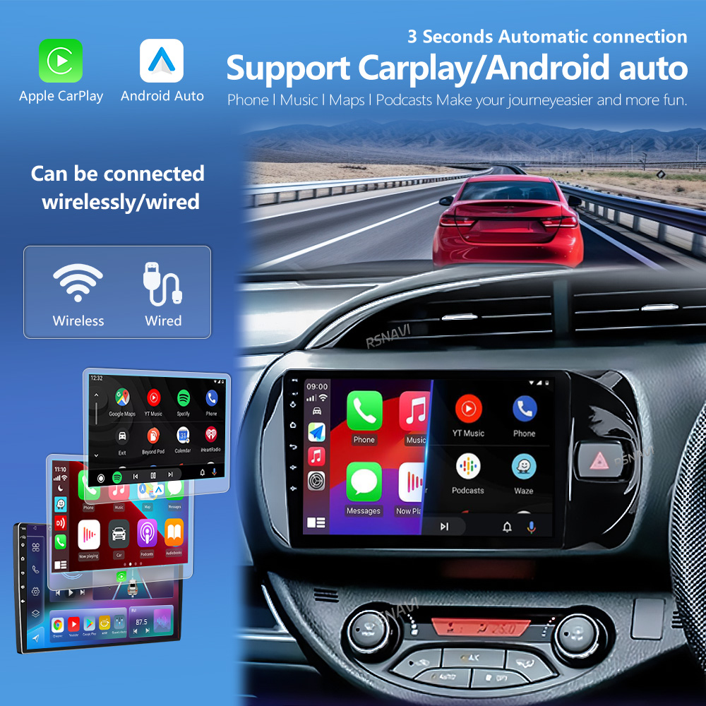 For Toyota Vitz 3 III XP130 20 - Car Dsp With Android App Control review and price