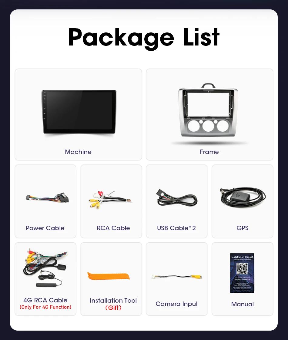 For Ford Focus 2004 - 2011 Car - Car Dsp With Android App Control review and price