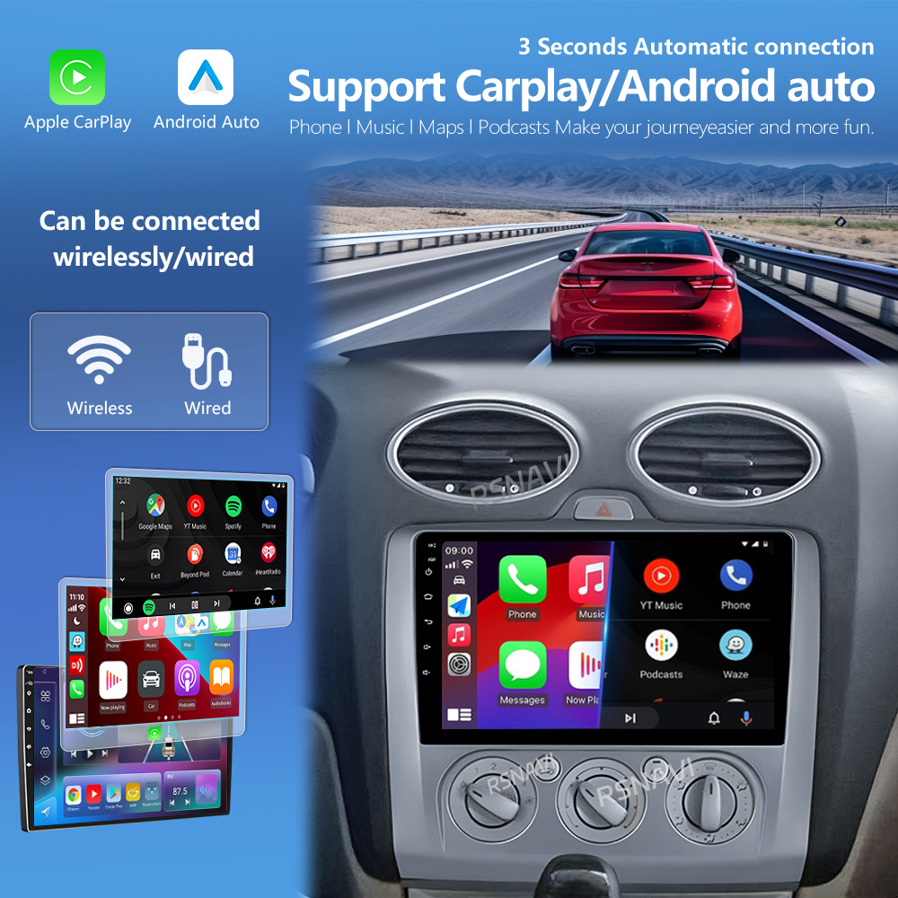 For Ford Focus 2004 - 2011 Car - Car Dsp With Android App Control review and price