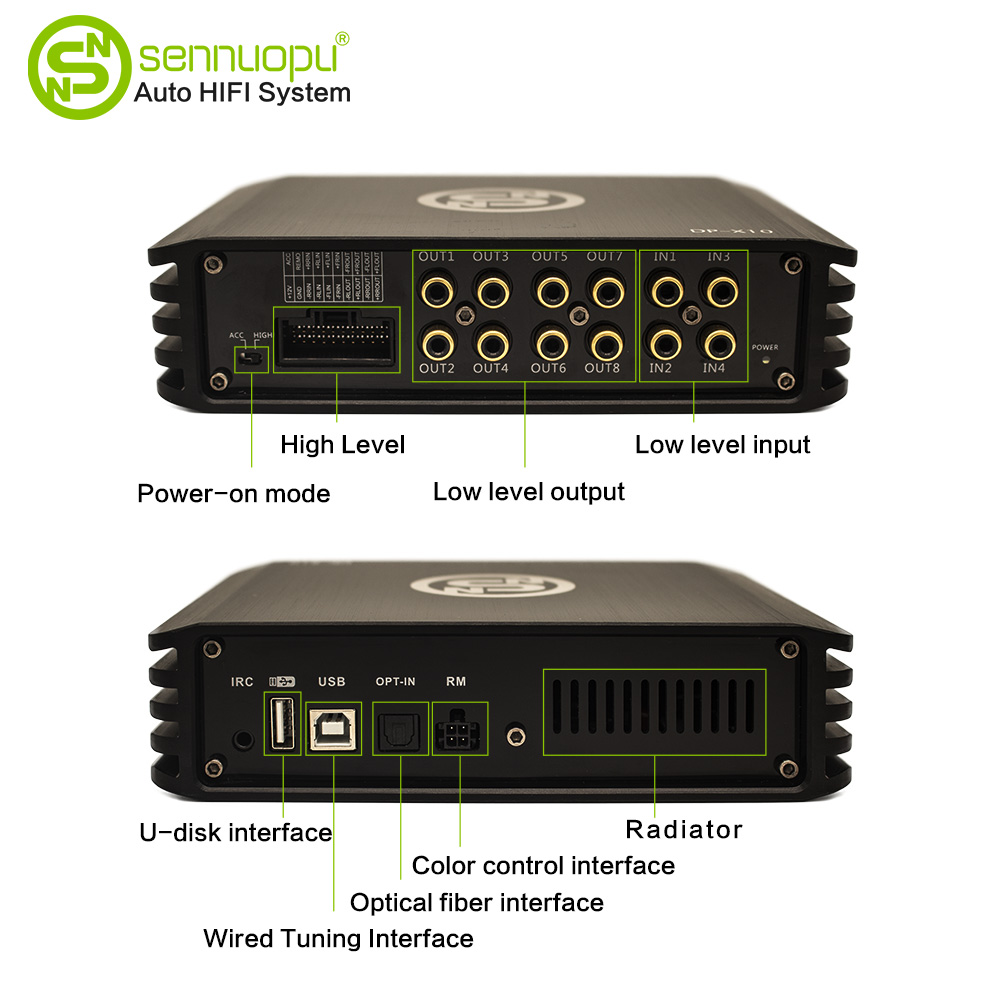 Sennuopu DP X10 Car Audio 4 Ch - Car Dsp Amplifier 8 Channel review and price