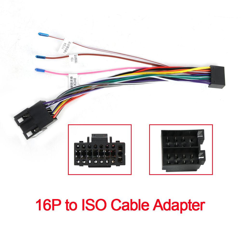 16 Pin Plug Cable ISO Standard - Car Audio Line Output Converter review and price