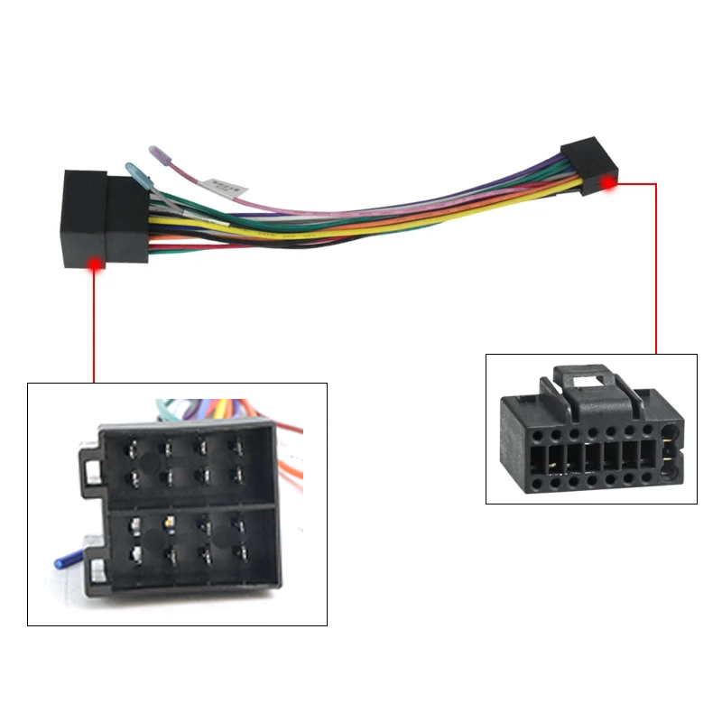 16 Pin Plug Cable ISO Standard - Car Audio Line Output Converter review and price