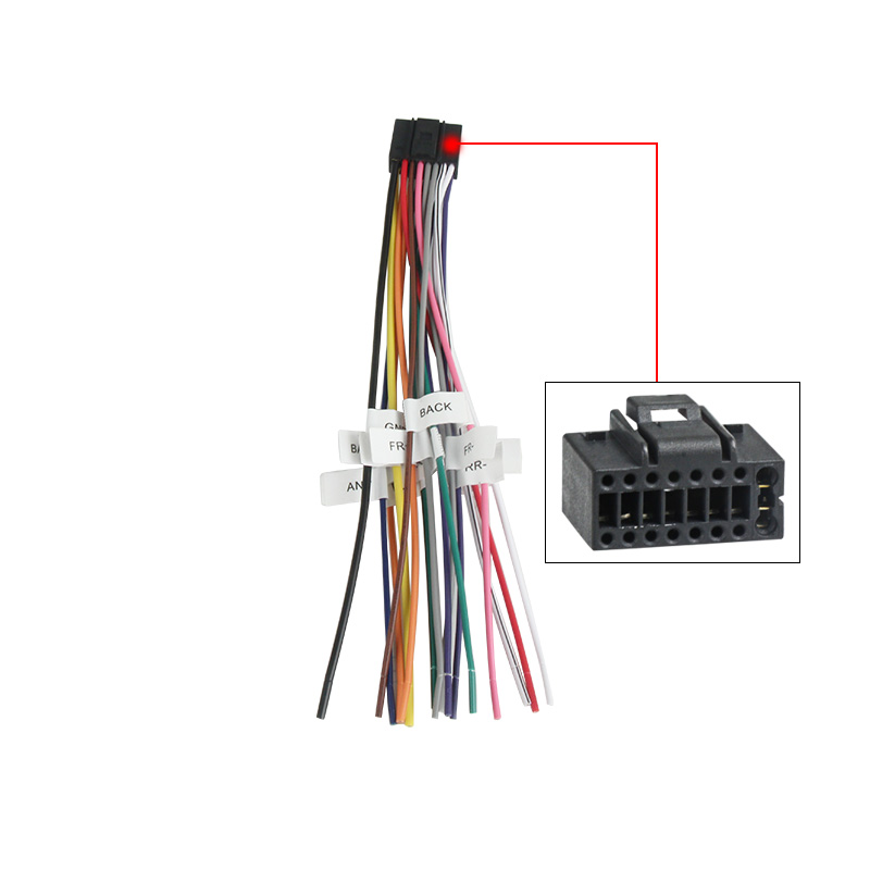 16 Pin Plug Cable ISO Standard - Car Audio Line Output Converter review and price
