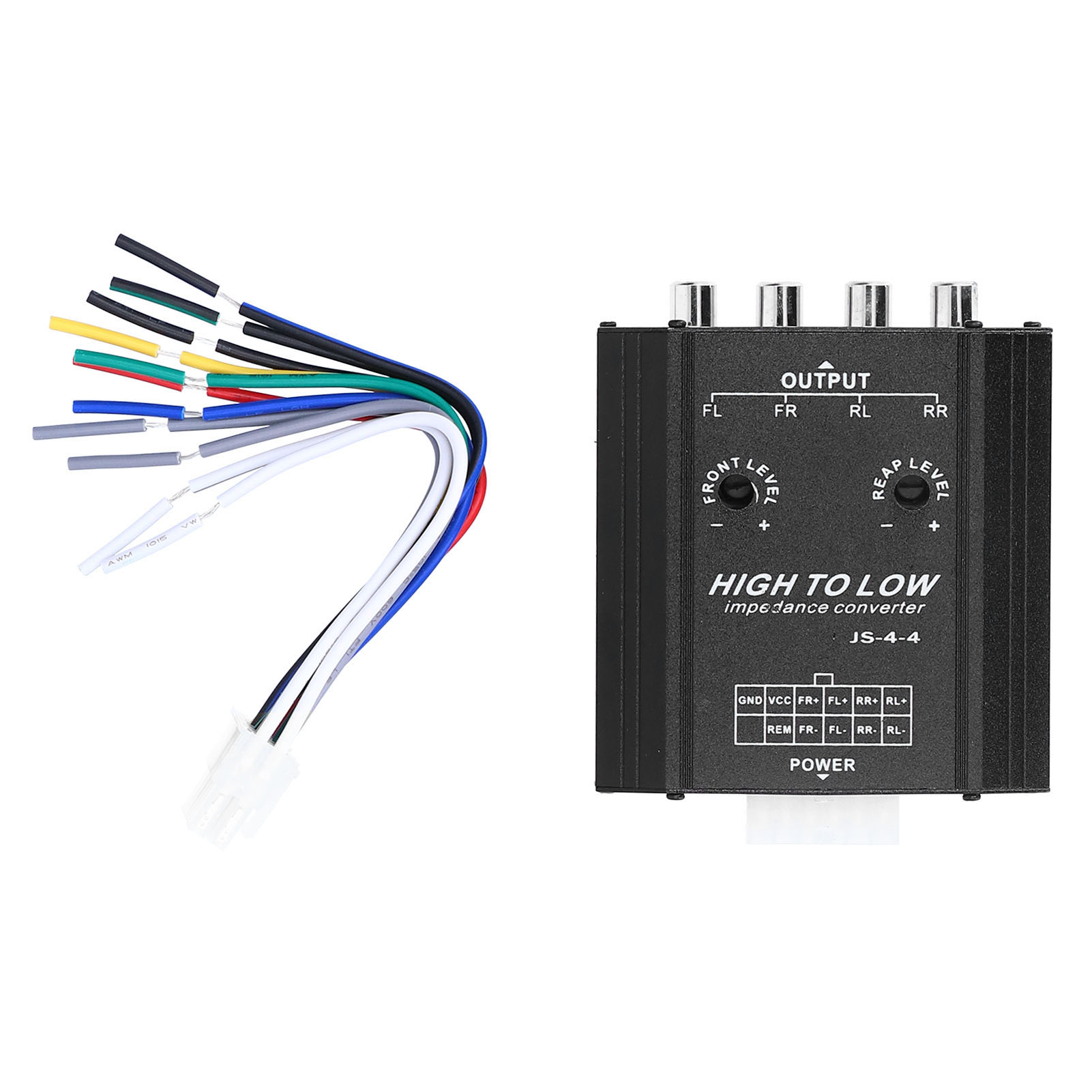 12V 4 Channel Audio Impedance  - Car Audio Line Output Converter review and price